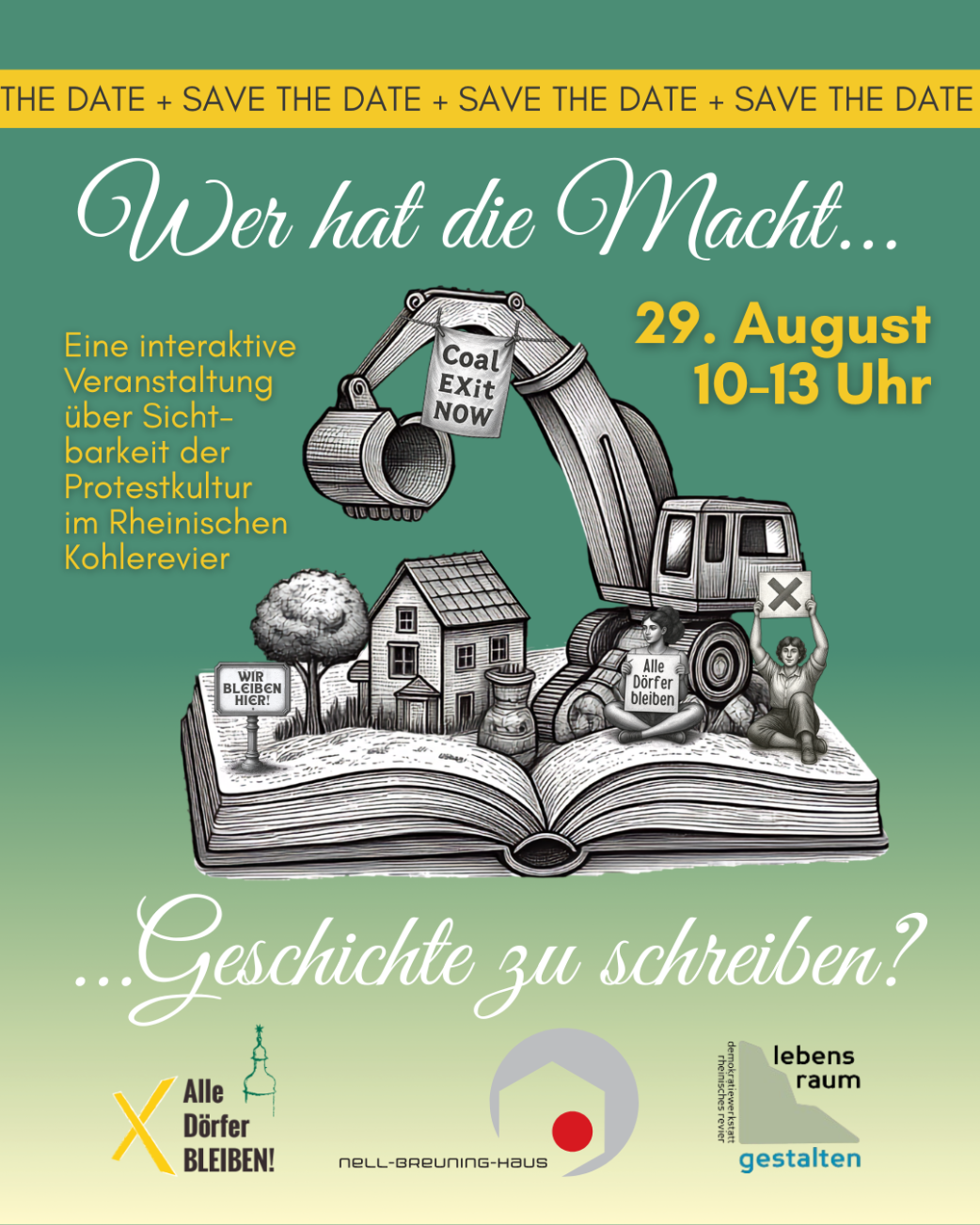 Flyer zur Veranstaltung am 29.08 von 10.00 - 13.00 Uhr im Cafe Nr 5
